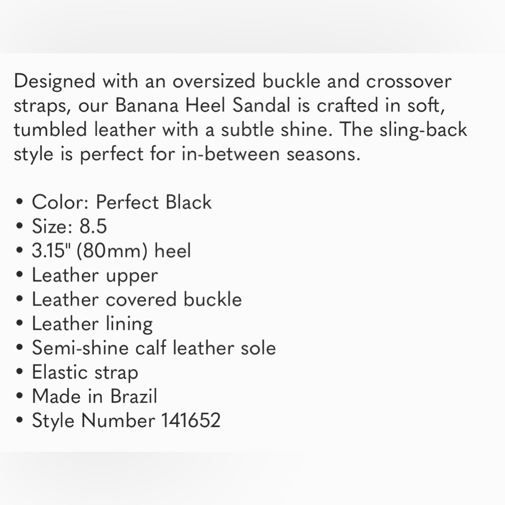 Tory Burch Banana Heel Crisscross sandal. - Picture 11 of 11
